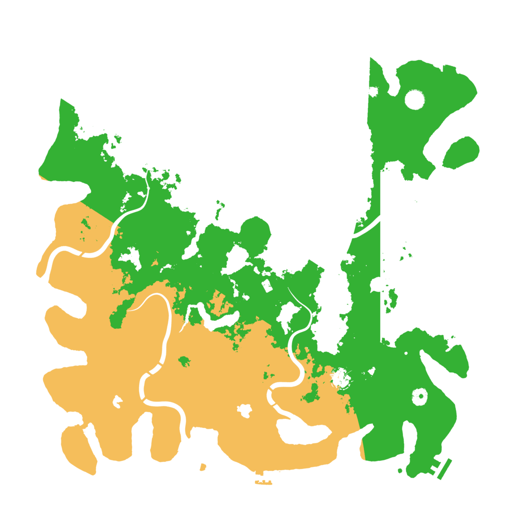 Biome Rust Map: Procedural Map, Size: 4500, Seed: 522456434