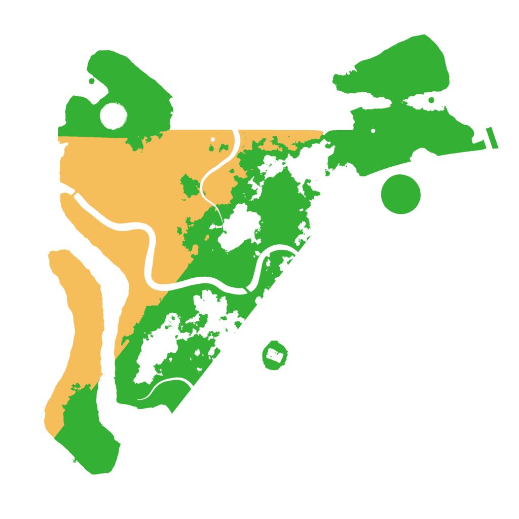 Biome Rust Map: Procedural Map, Size: 3500, Seed: 1023236462