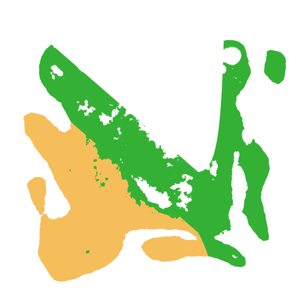 Biome Rust Map: Barren, Size: 3000, Seed: 1328689166