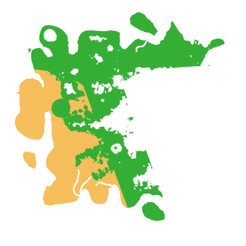 Biome Rust Map: Procedural Map, Size: 3500, Seed: 349360918