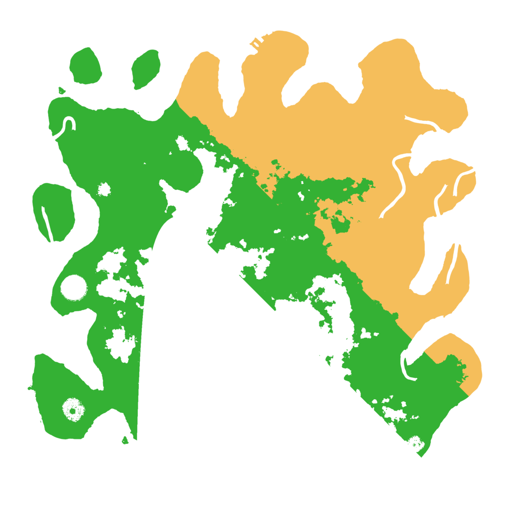 Biome Rust Map: Procedural Map, Size: 3500, Seed: 737331584