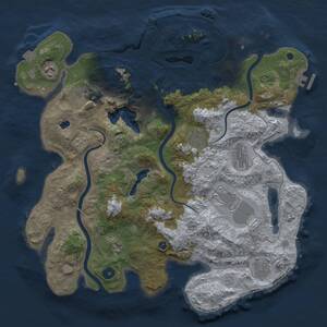 Thumbnail Rust Map: Procedural Map, Size: 4000, Seed: 902, 14 Monuments