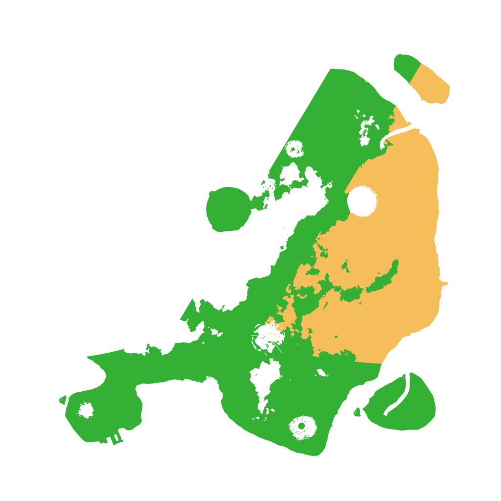 Biome Rust Map: Procedural Map, Size: 3000, Seed: 408031373