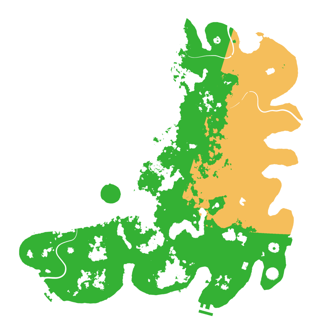 Biome Rust Map: Procedural Map, Size: 4500, Seed: 956914709