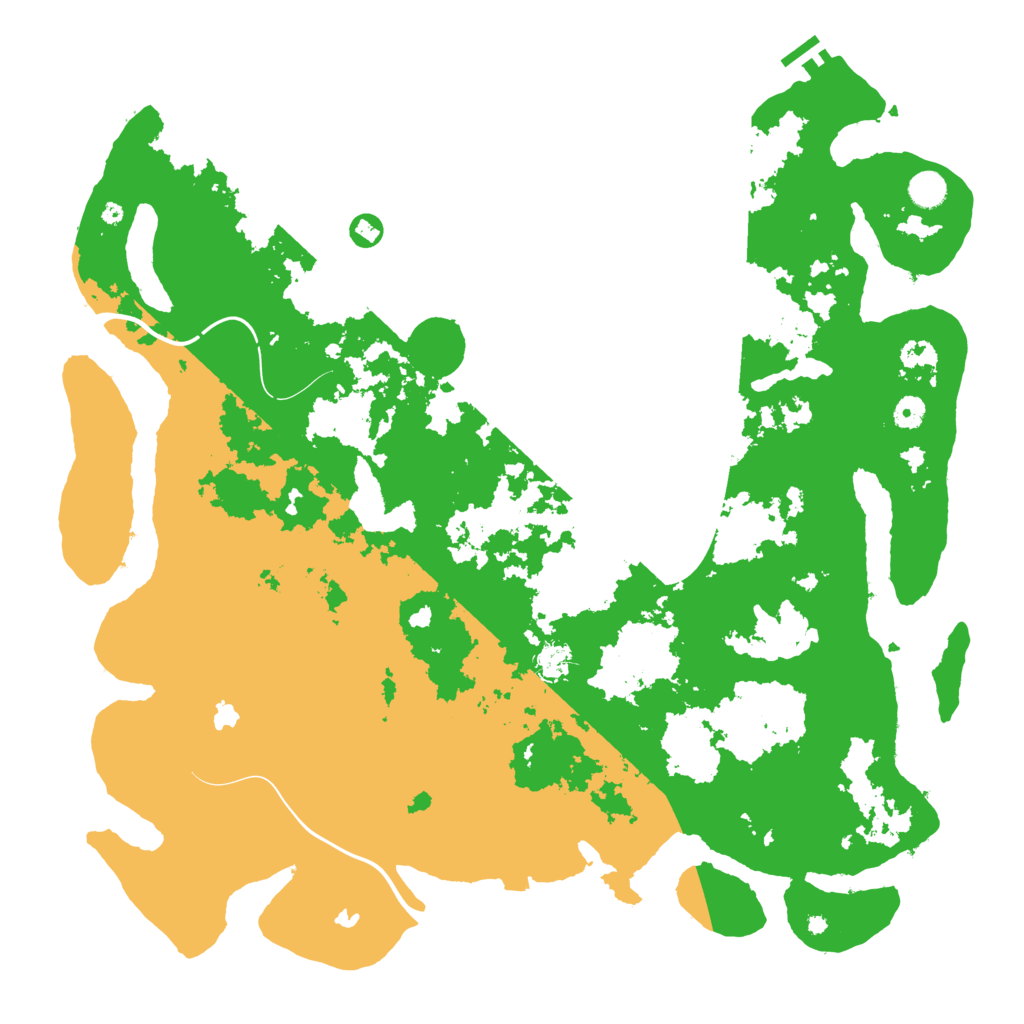 Biome Rust Map: Procedural Map, Size: 4800, Seed: 1435432768