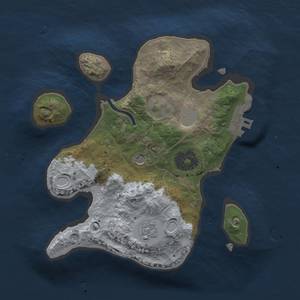 Thumbnail Rust Map: Procedural Map, Size: 2000, Seed: 50590, 6 Monuments