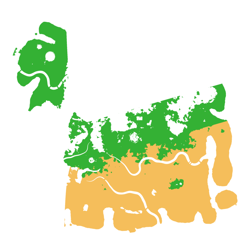 Biome Rust Map: Procedural Map, Size: 4500, Seed: 8292883