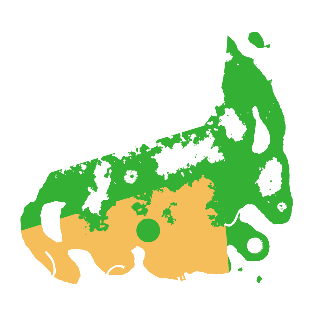 Biome Rust Map: Procedural Map, Size: 3500, Seed: 581052273