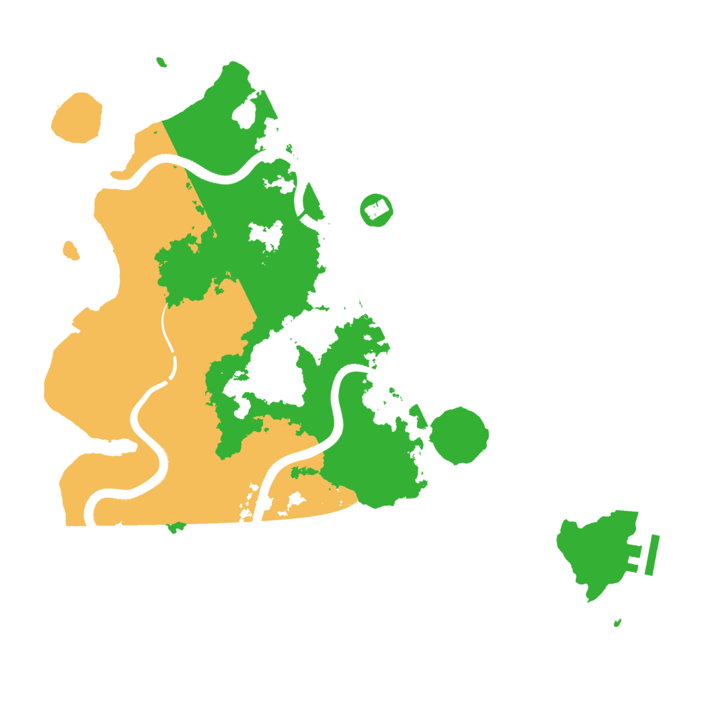 Biome Rust Map: Procedural Map, Size: 3500, Seed: 1082590339