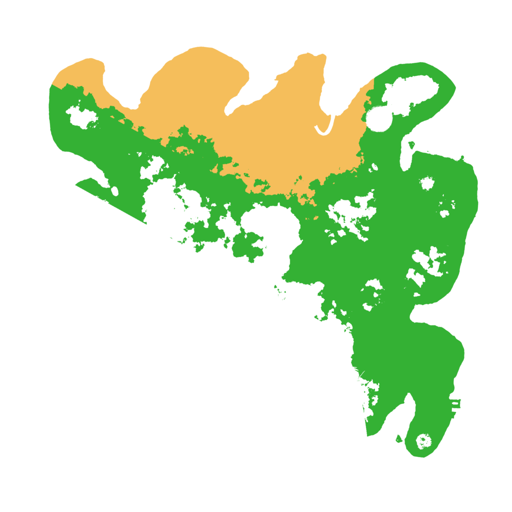 Biome Rust Map: Procedural Map, Size: 3500, Seed: 2083329071