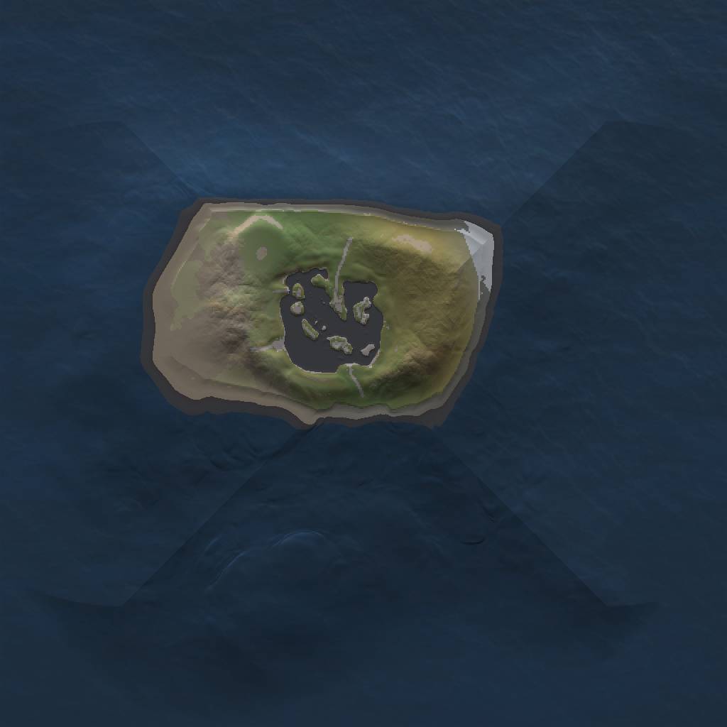 Rust Map: Barren, Size: 1000, Seed: 341532180, 3 Monuments