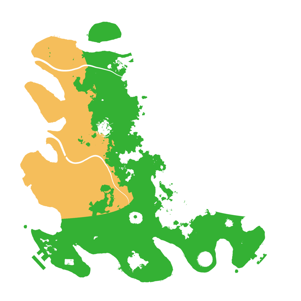 Biome Rust Map: Procedural Map, Size: 3500, Seed: 1728315141