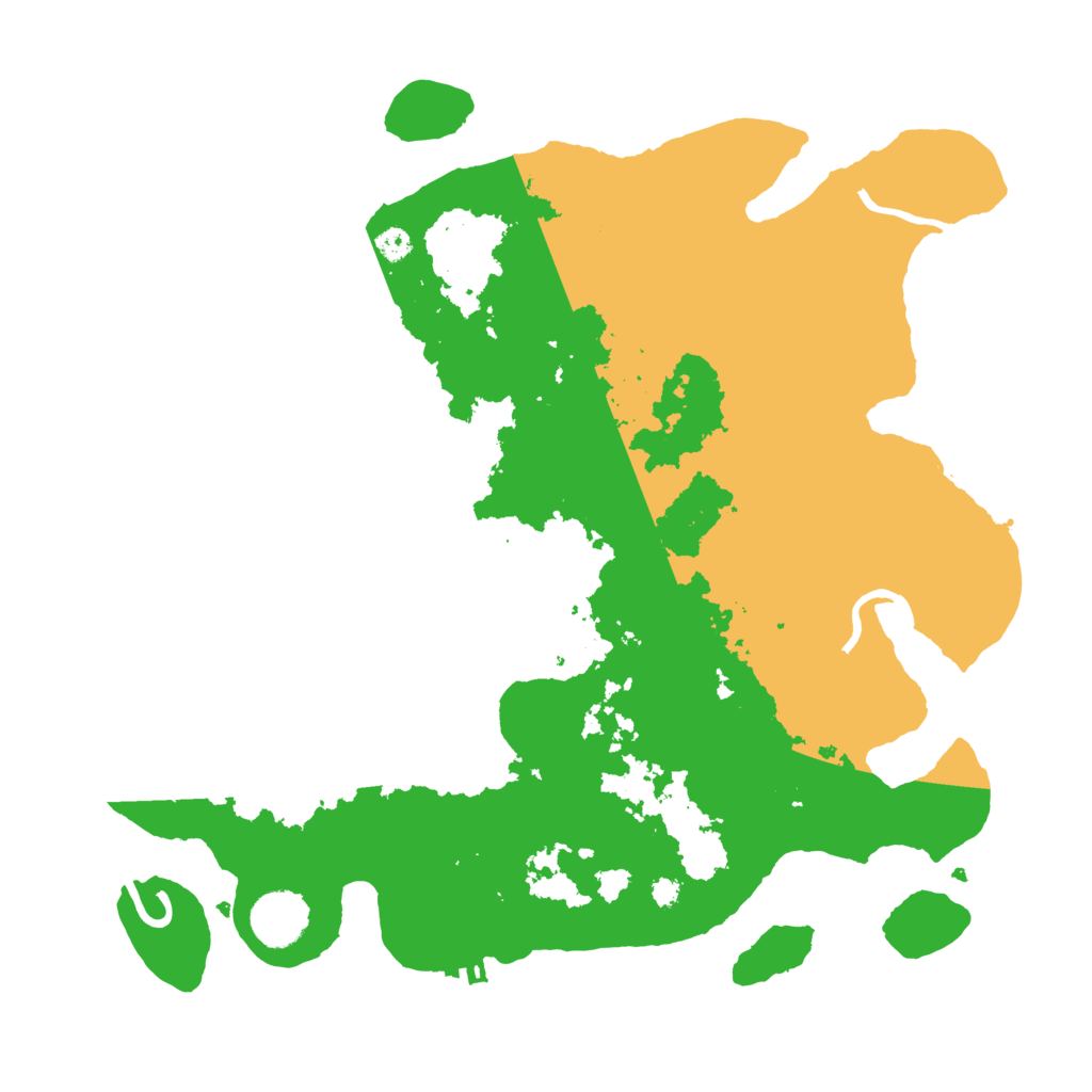 Biome Rust Map: Procedural Map, Size: 3500, Seed: 1616705691