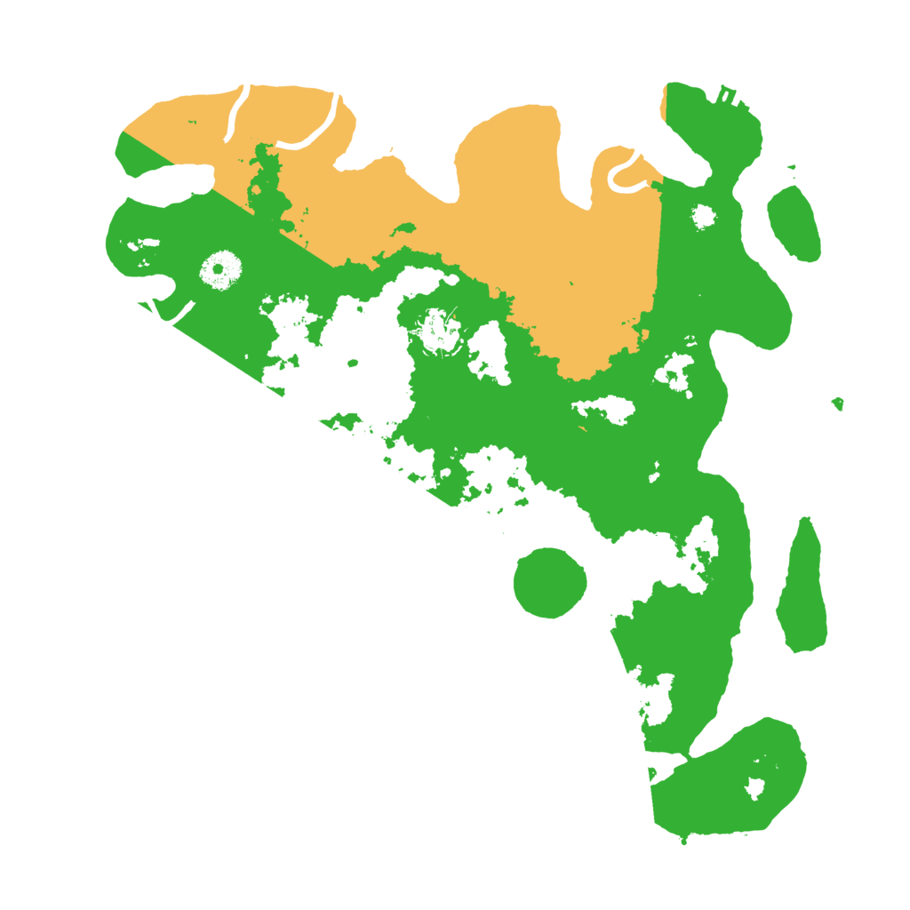 Biome Rust Map: Procedural Map, Size: 3500, Seed: 231943596