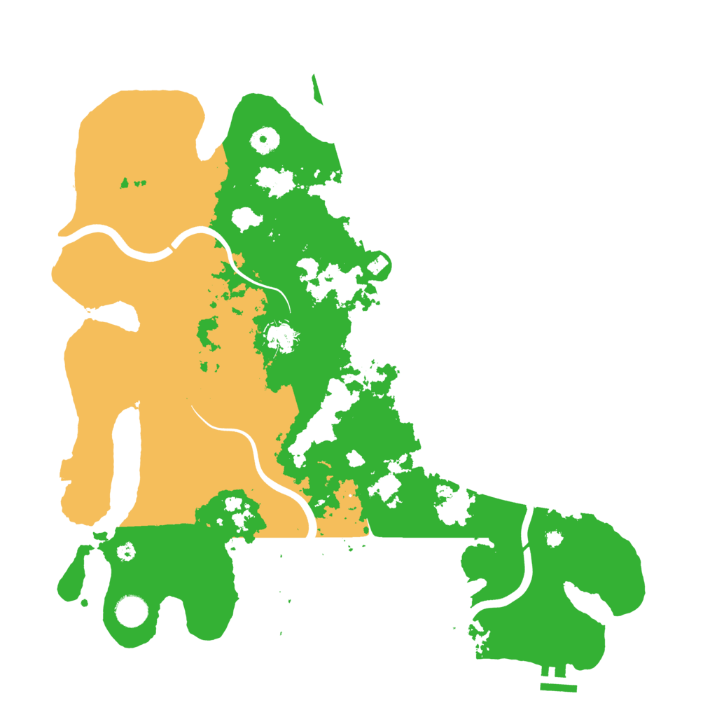Biome Rust Map: Procedural Map, Size: 3950, Seed: 1427295090