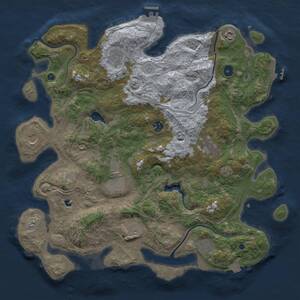 Thumbnail Rust Map: Procedural Map, Size: 4250, Seed: 1438857098, 15 Monuments