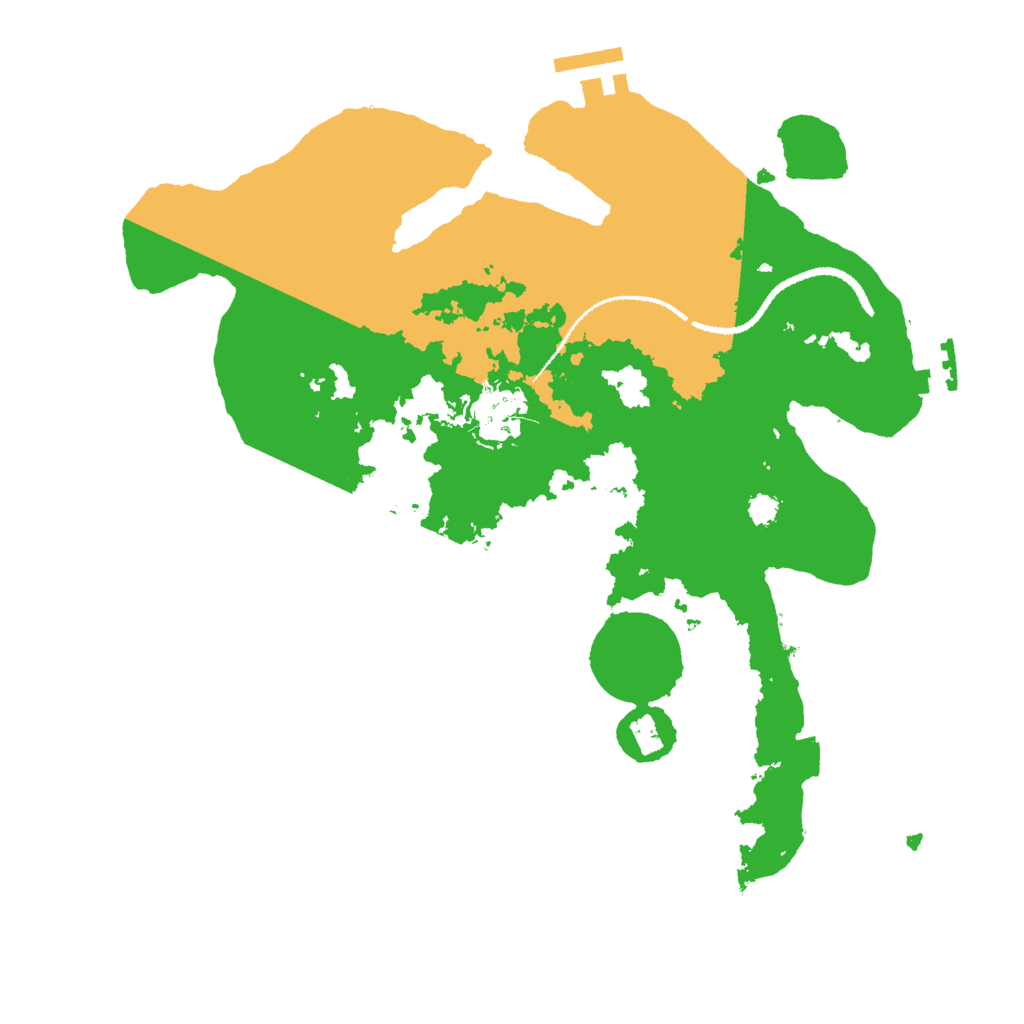 Biome Rust Map: Procedural Map, Size: 3000, Seed: 1337846