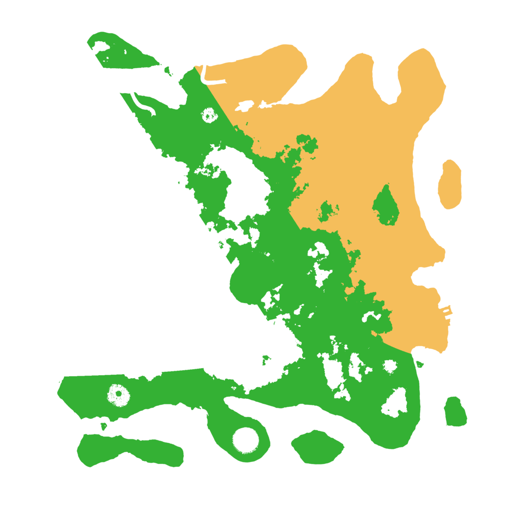 Biome Rust Map: Procedural Map, Size: 3500, Seed: 51404420