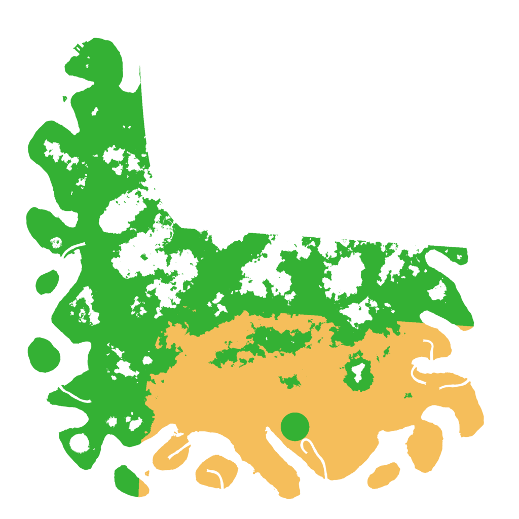 Biome Rust Map: Procedural Map, Size: 4800, Seed: 1293072584