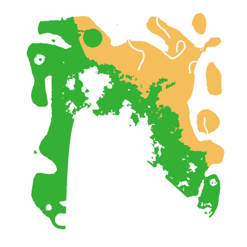 Biome Rust Map: Procedural Map, Size: 3500, Seed: 2029819079