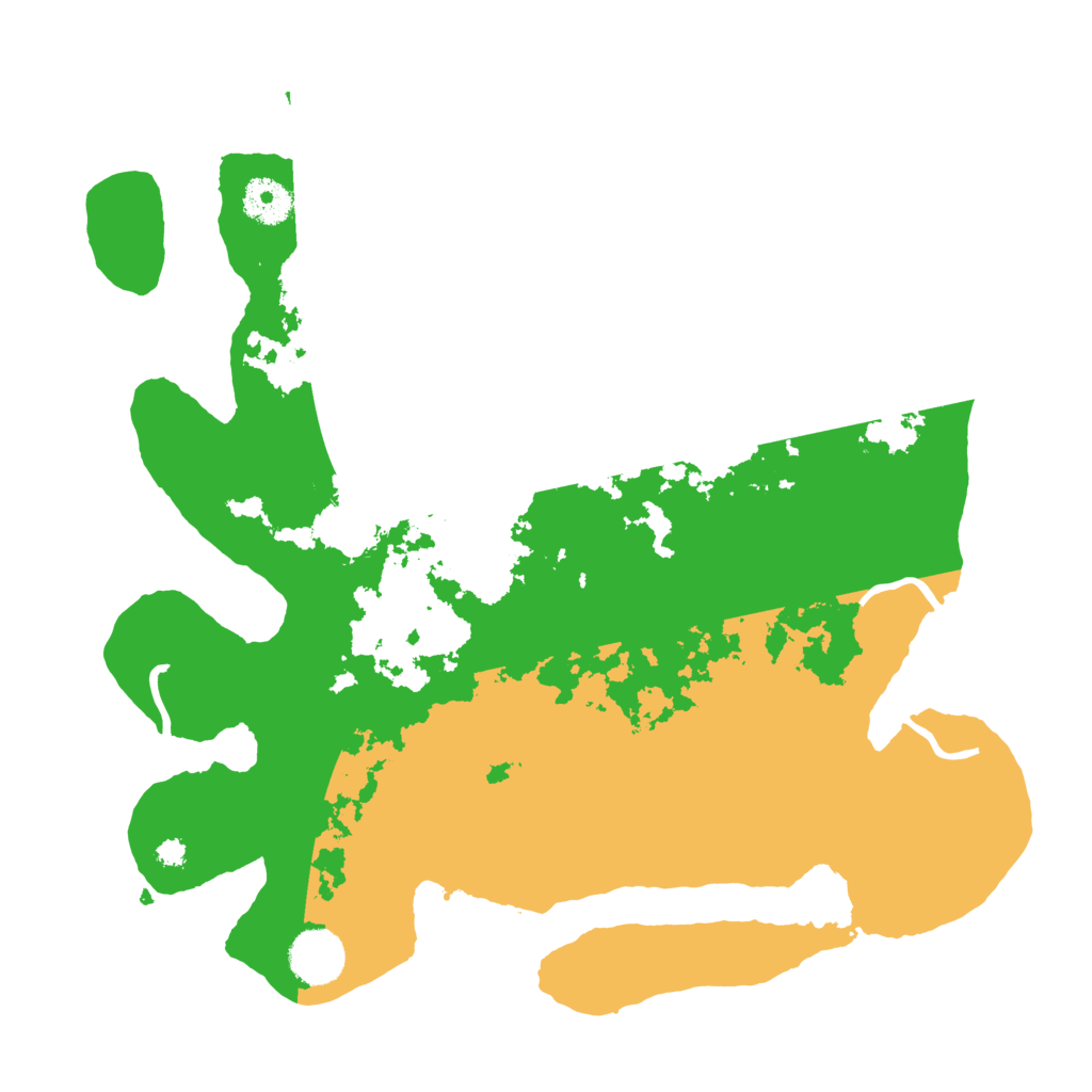 Biome Rust Map: Procedural Map, Size: 3500, Seed: 519023511