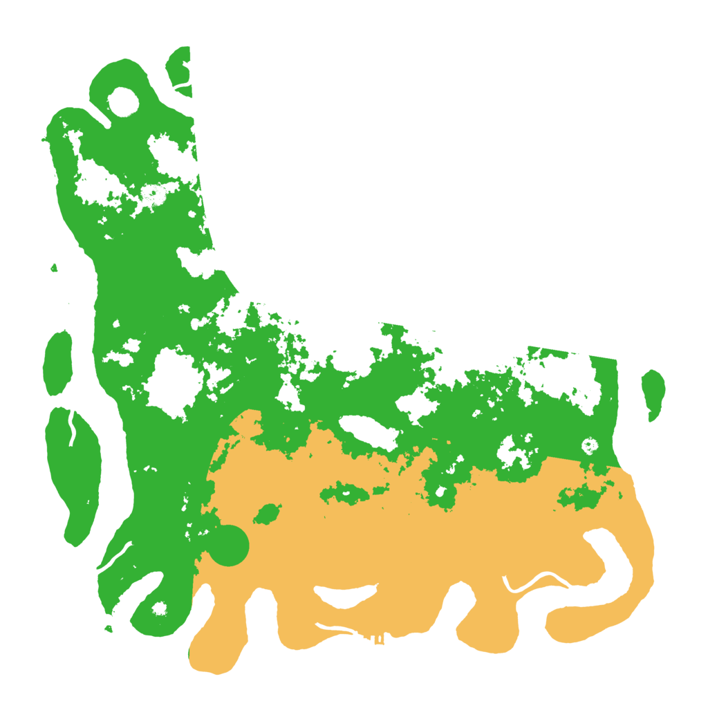 Biome Rust Map: Procedural Map, Size: 4500, Seed: 456983247