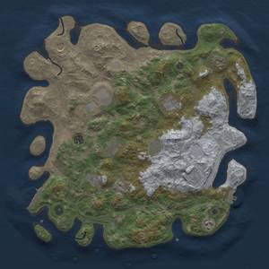 Thumbnail Rust Map: Procedural Map, Size: 4250, Seed: 2002671484, 18 Monuments