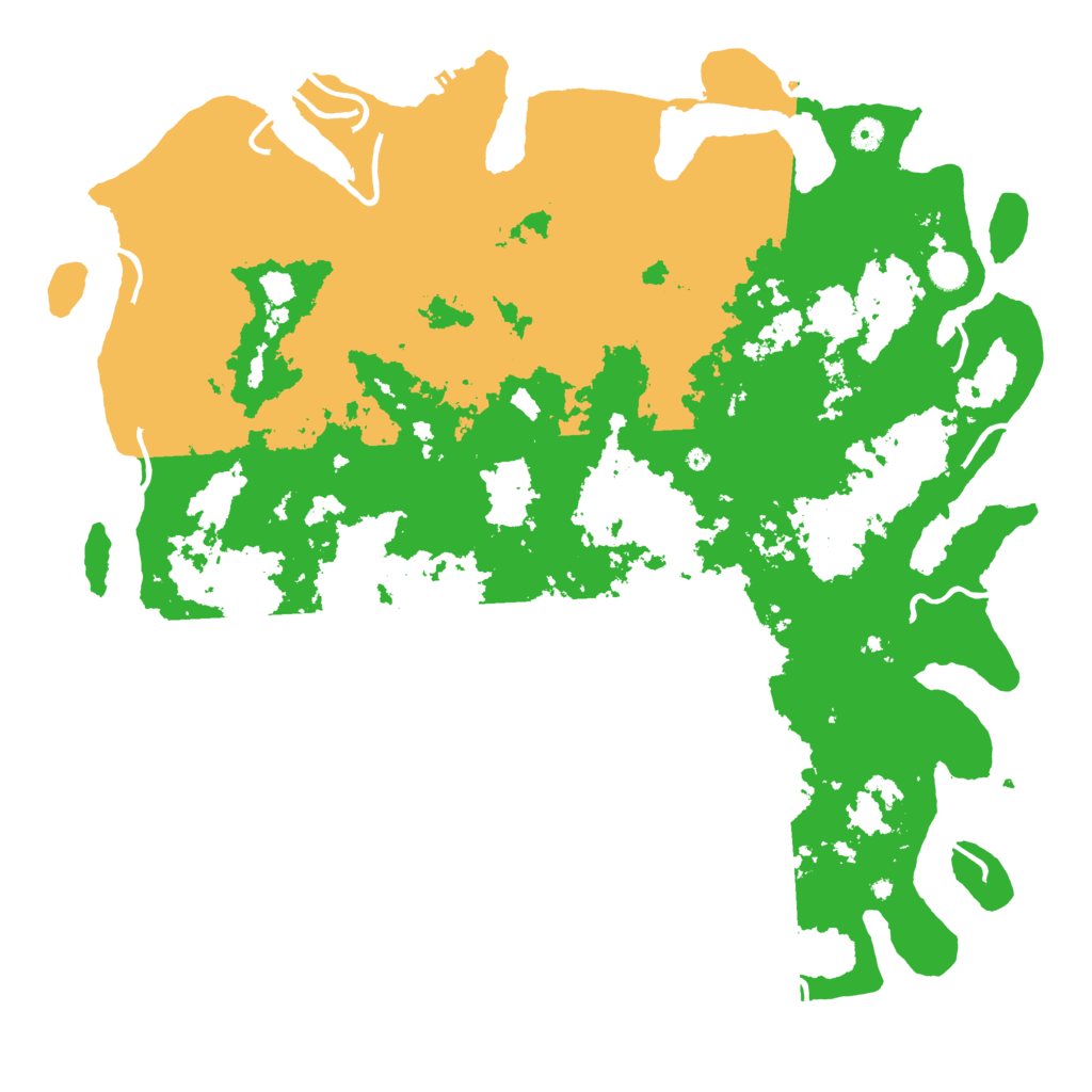 Biome Rust Map: Procedural Map, Size: 5000, Seed: 11111111