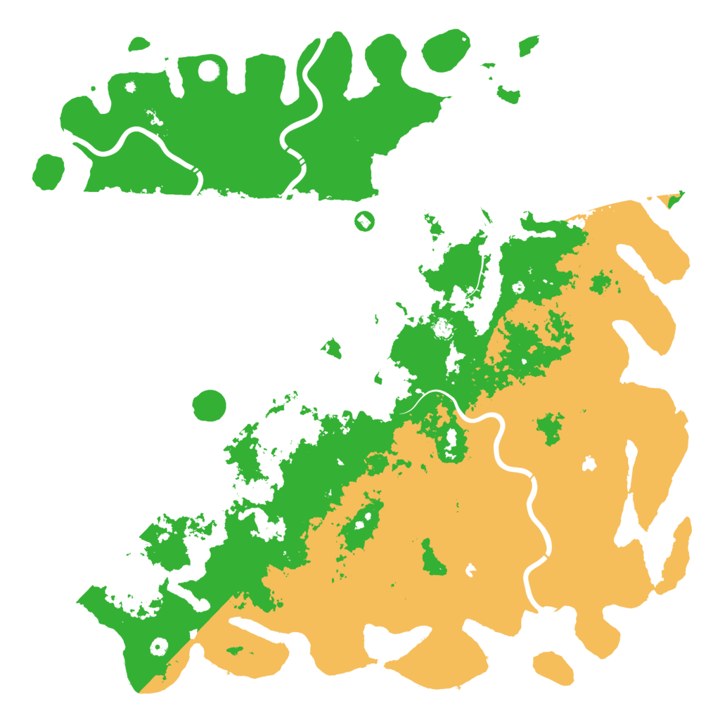 Biome Rust Map: Procedural Map, Size: 6000, Seed: 499309022
