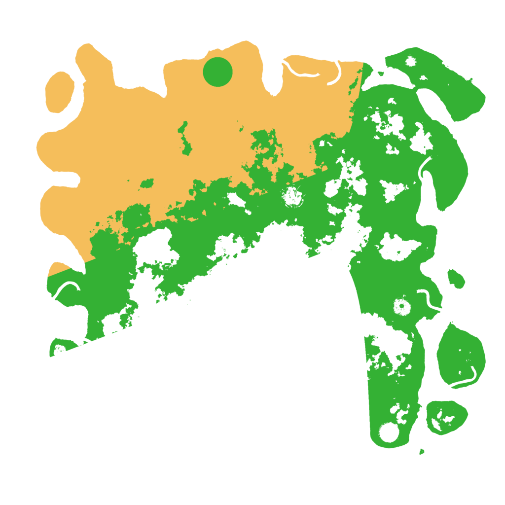 Biome Rust Map: Procedural Map, Size: 4500, Seed: 2017672501