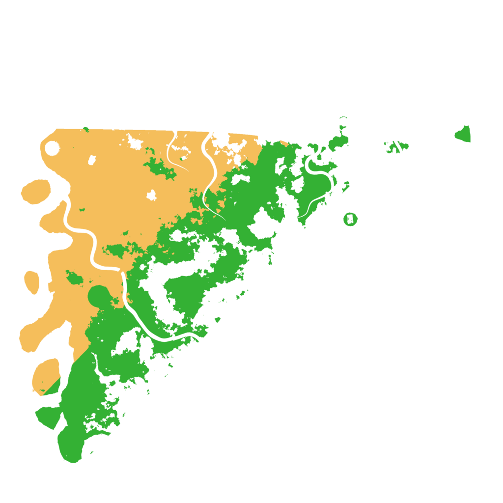 Biome Rust Map: Procedural Map, Size: 6000, Seed: 214032164