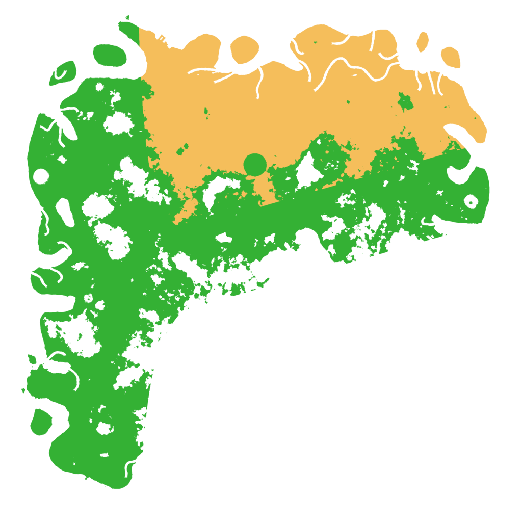 Biome Rust Map: Procedural Map, Size: 6000, Seed: 1338