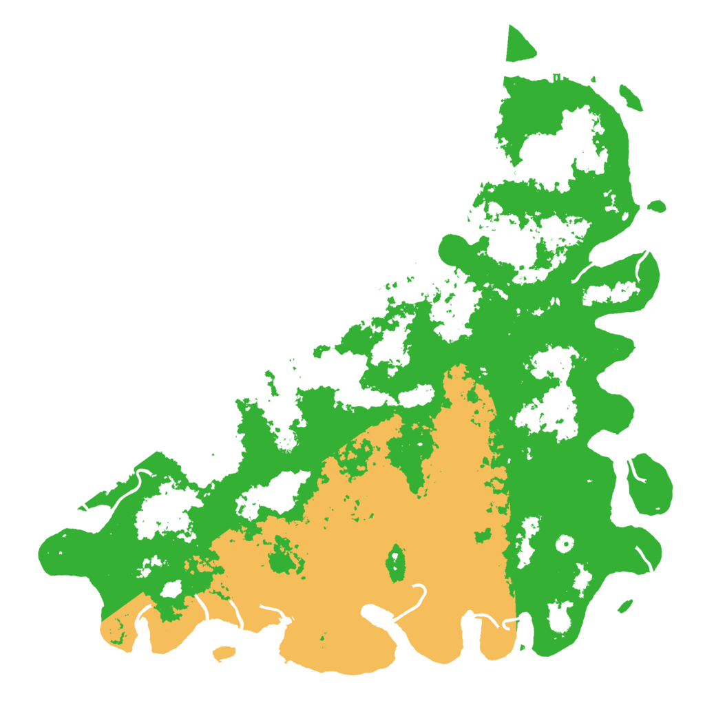 Biome Rust Map: Procedural Map, Size: 6000, Seed: 36379722