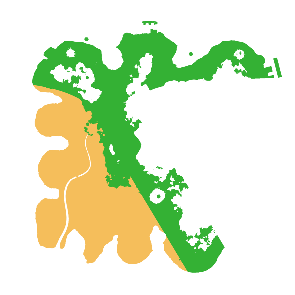 Biome Rust Map: Procedural Map, Size: 3000, Seed: 1244792316