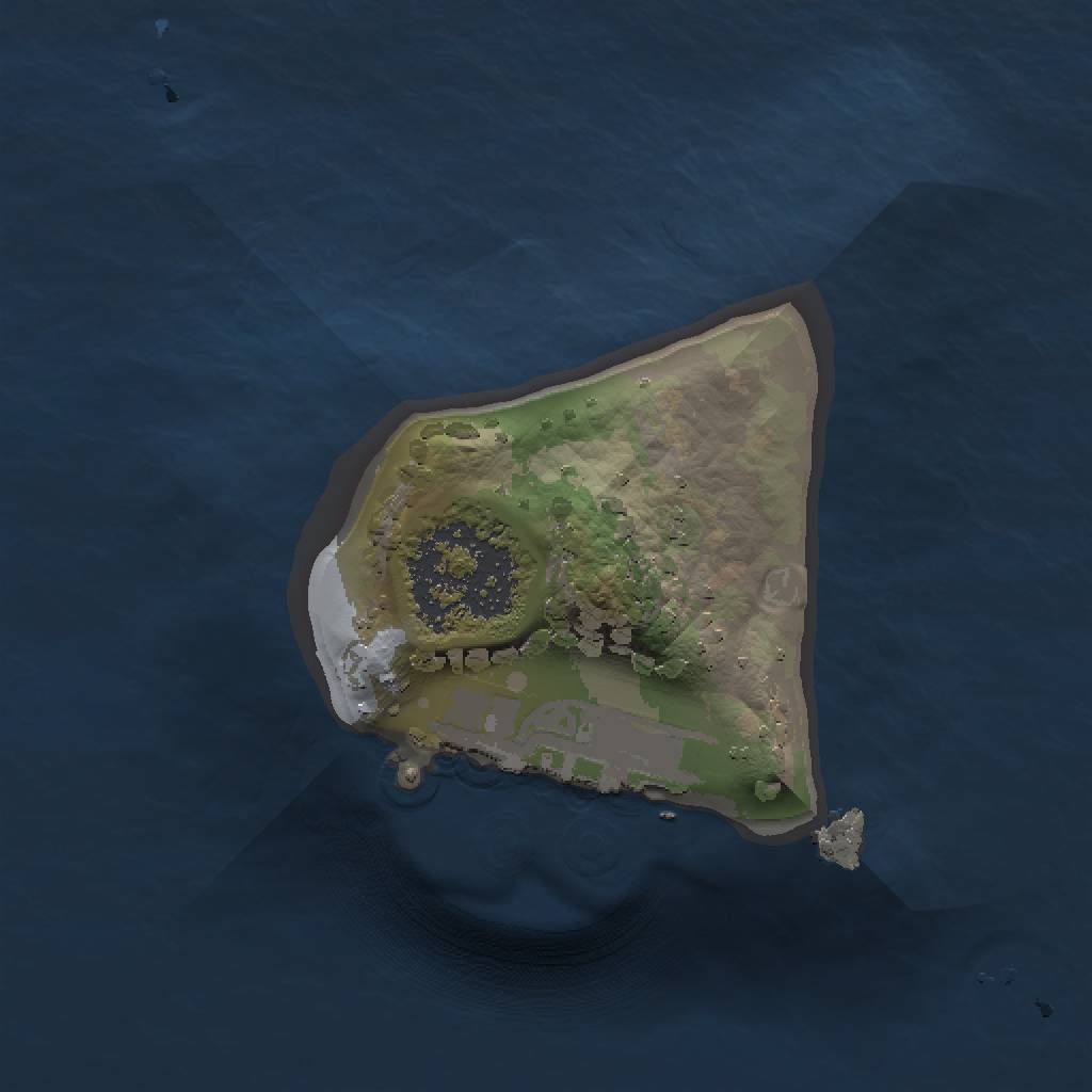 Rust Map: Procedural Map, Size: 1000, Seed: 512794538, 4 Monuments