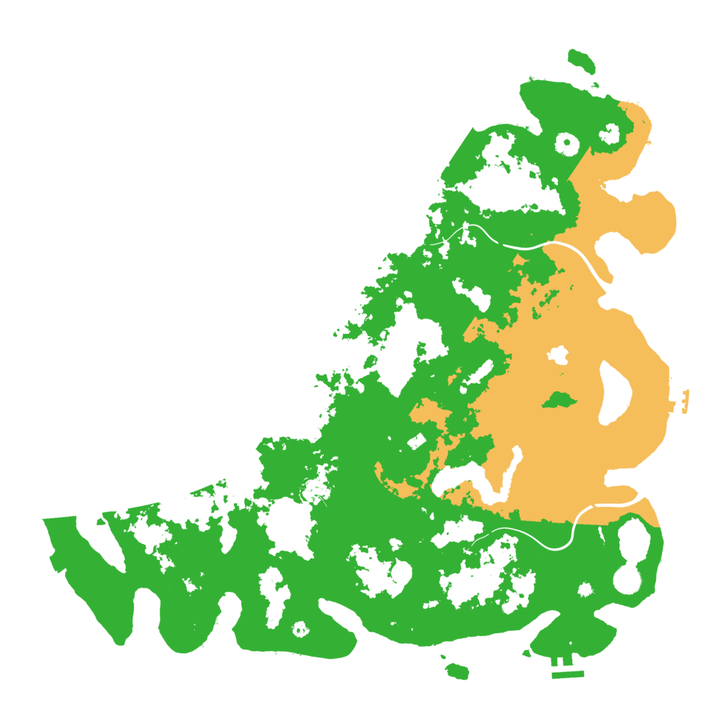 Biome Rust Map: Procedural Map, Size: 4500, Seed: 9653935