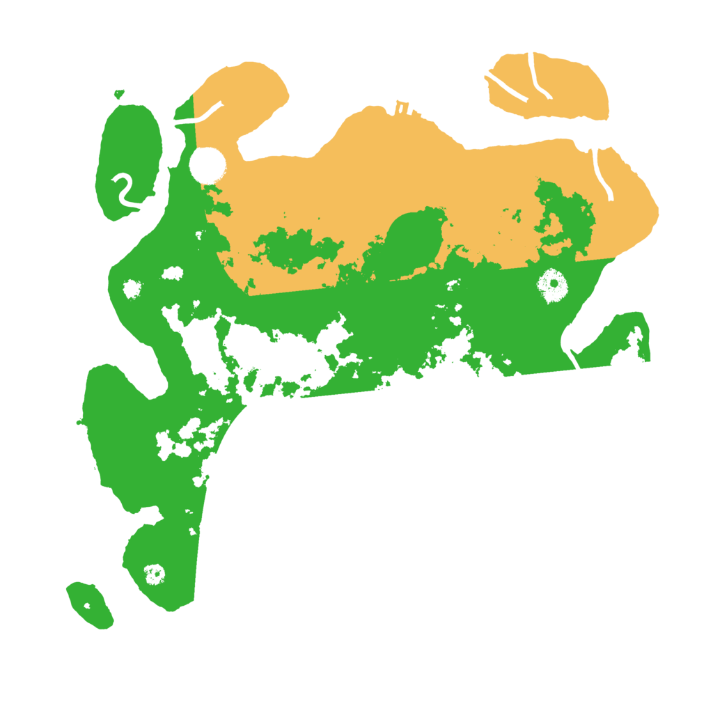 Biome Rust Map: Procedural Map, Size: 3500, Seed: 4564645