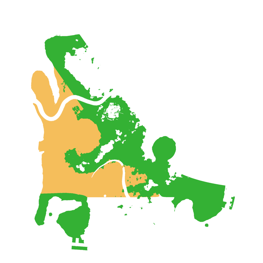 Biome Rust Map: Procedural Map, Size: 3000, Seed: 463457