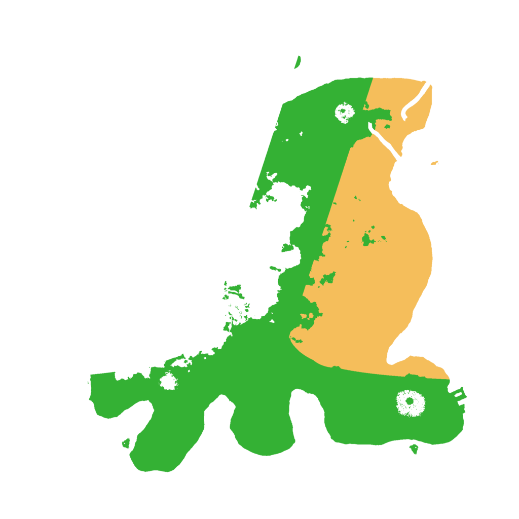 Biome Rust Map: Procedural Map, Size: 2800, Seed: 1646464