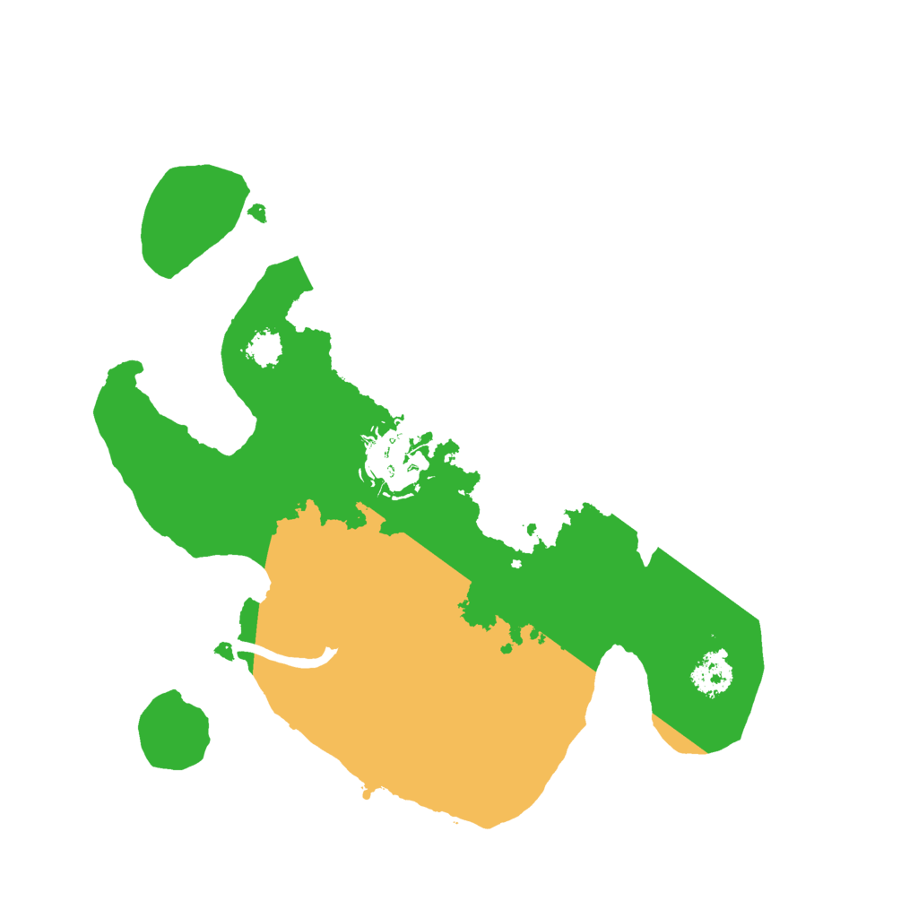 Biome Rust Map: Procedural Map, Size: 2345, Seed: 987654