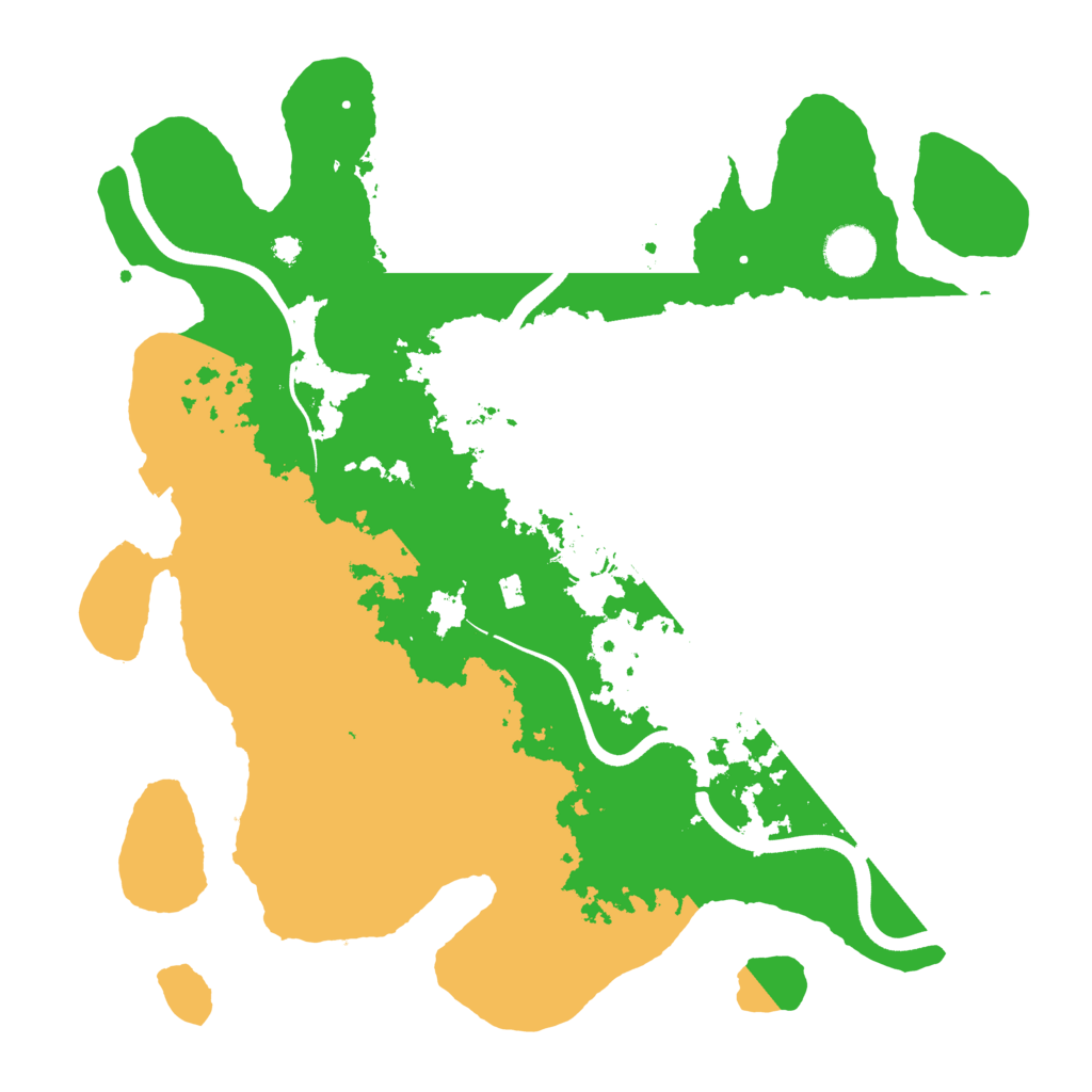 Biome Rust Map: Procedural Map, Size: 3700, Seed: 22370154