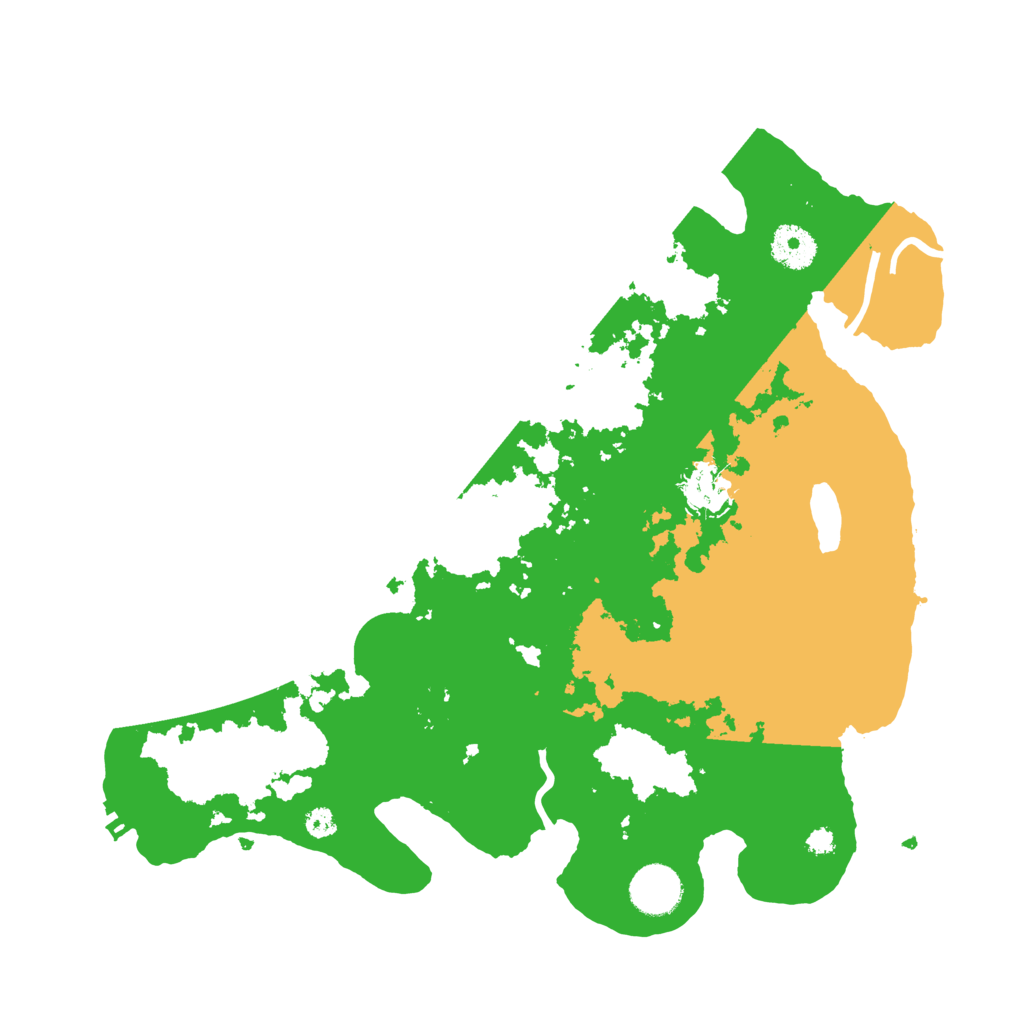 Biome Rust Map: Procedural Map, Size: 3500, Seed: 734895