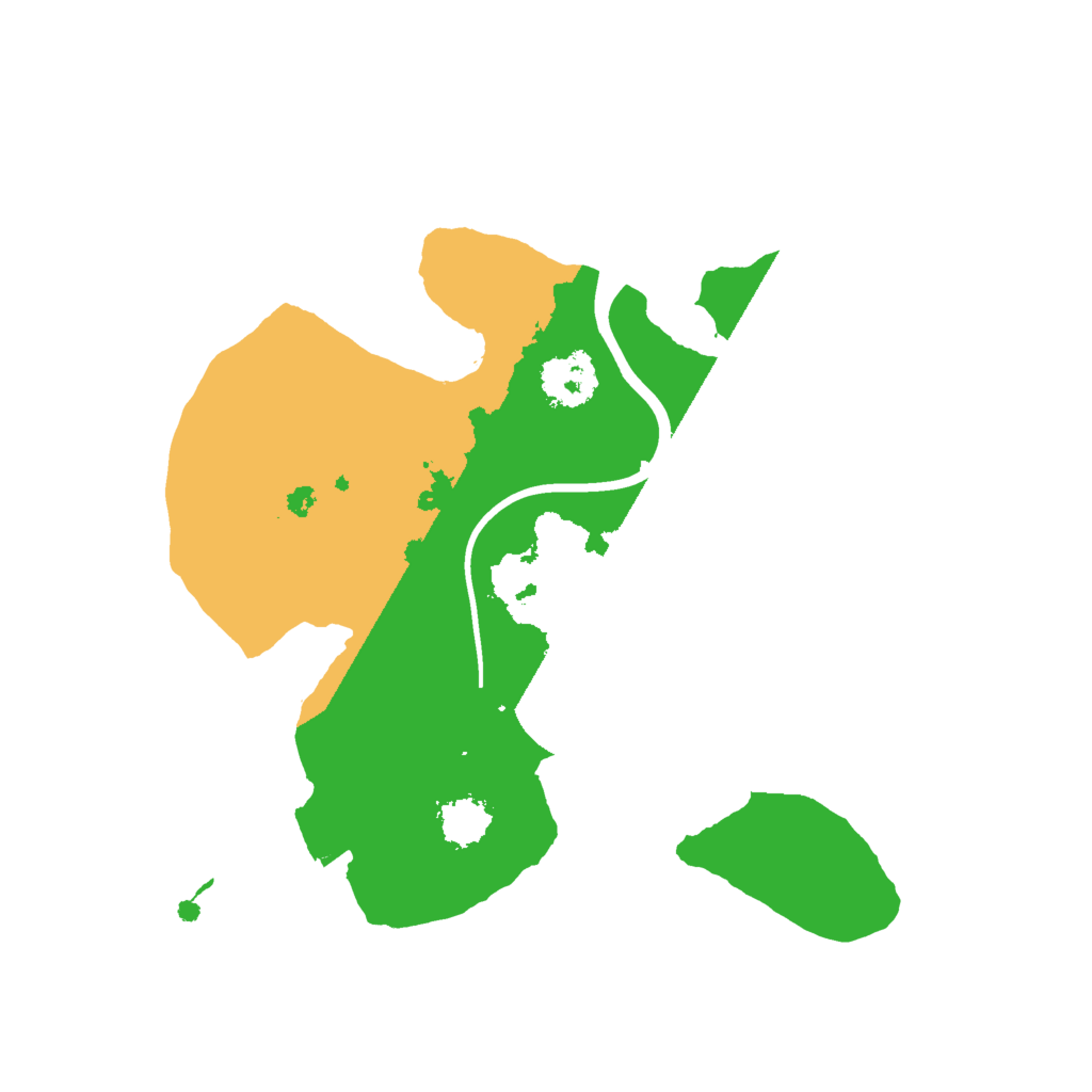 Biome Rust Map: Procedural Map, Size: 2000, Seed: 1534498522