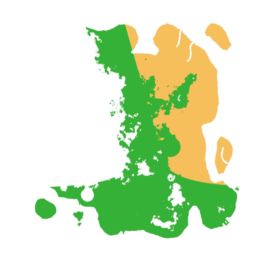 Biome Rust Map: Procedural Map, Size: 3500, Seed: 1279870400