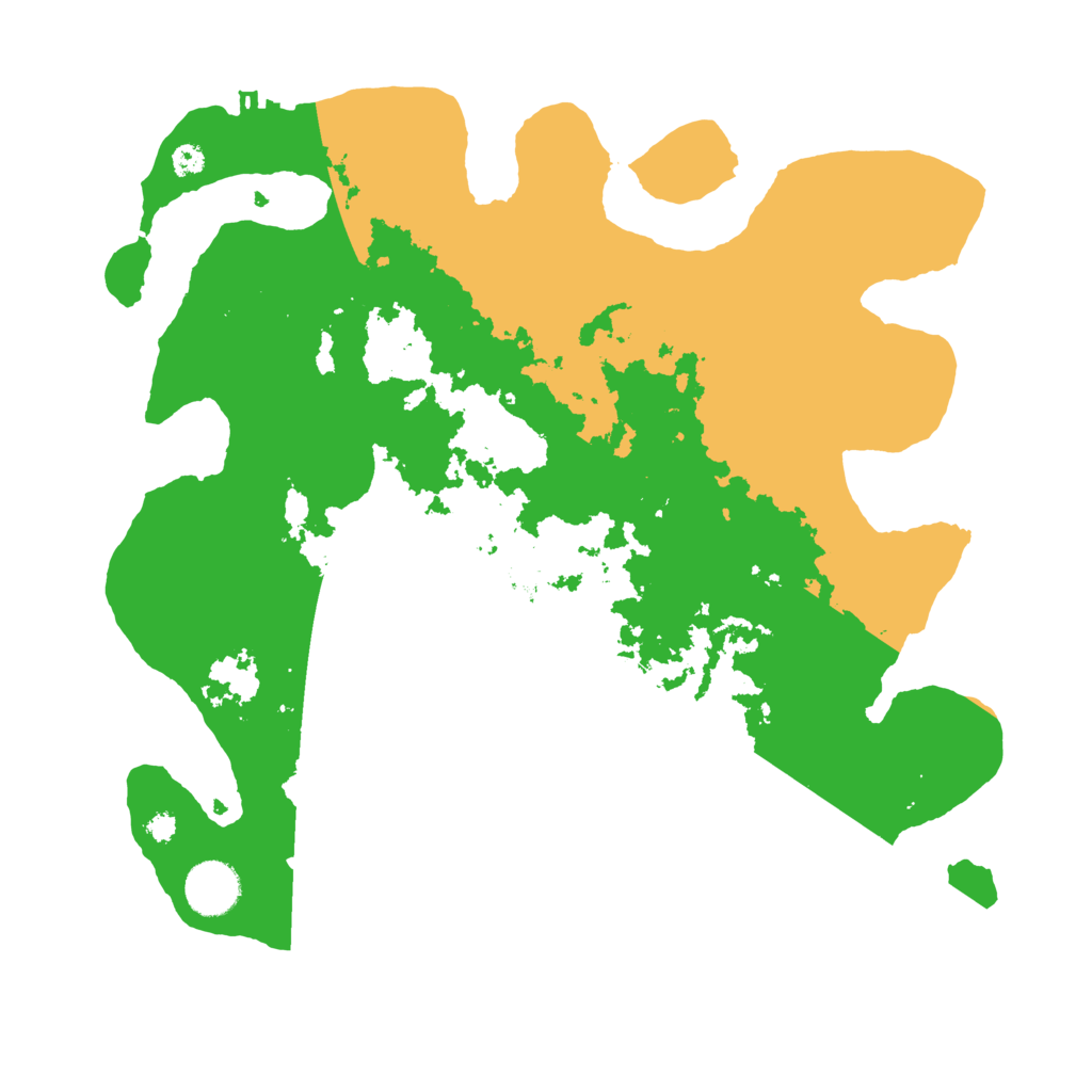 Biome Rust Map: Procedural Map, Size: 3500, Seed: 1034528867