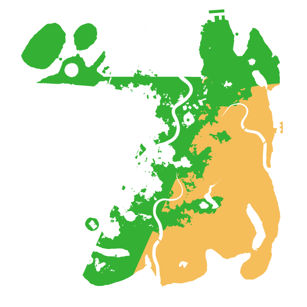 Biome Rust Map: Procedural Map, Size: 4000, Seed: 990224