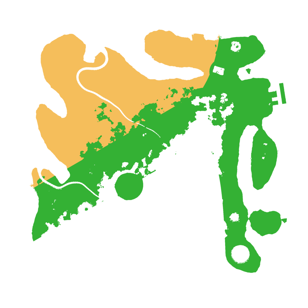 Biome Rust Map: Procedural Map, Size: 3000, Seed: 1100906867