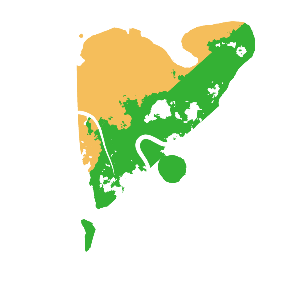 Biome Rust Map: Procedural Map, Size: 3000, Seed: 24984
