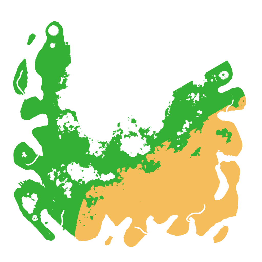 Biome Rust Map: Procedural Map, Size: 4500, Seed: 276067489