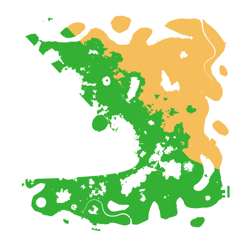 Biome Rust Map: Procedural Map, Size: 4250, Seed: 34540111